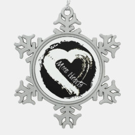 Moon Heart Car Ornament