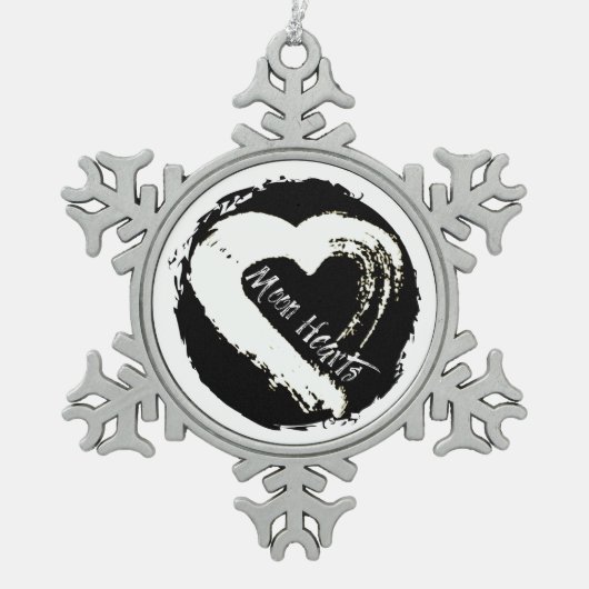 Moon Heart Car Ornament (Voorkant)