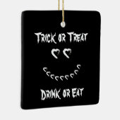 Moon Heart Halloween Trick or treat Ornament (Rechts)