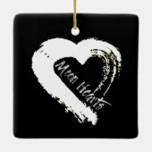 Moon Heart Halloween Trick or treat Ornament (Achterkant)