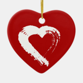 Moon Heart Ornament