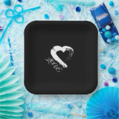 Moon Heart Paper Bord (Feest)