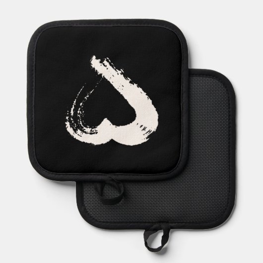 Moon Heart Pot Holder Pannenlap (Voorkant / Achterkant)