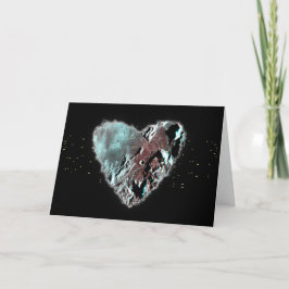 Moon Heart Sci Fi Valentijn Love Romance Kaart