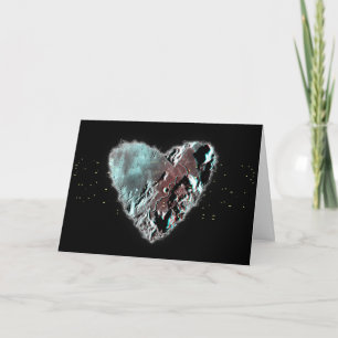 Moon Heart Sci Fi Valentijn Love Romance Kaart