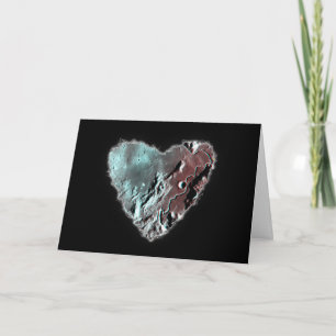 Moon Heart Sci Fi Valentijn Love Romance Kaart