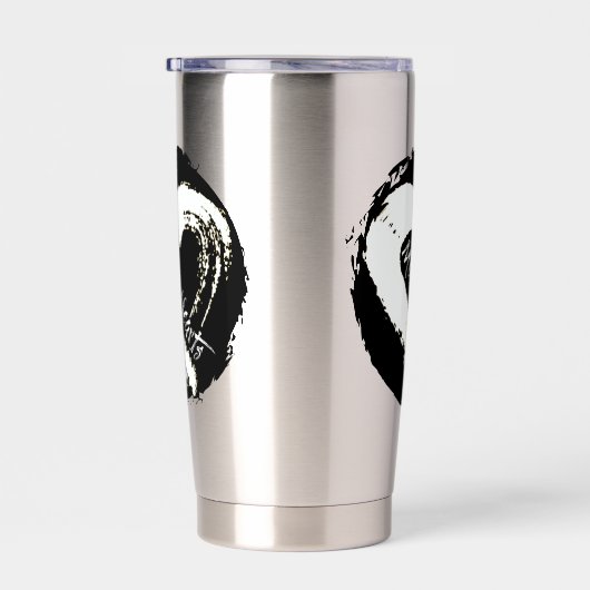 Moon Heart Travel Mug Geïsoleerde Drinkbeker (Rechts)