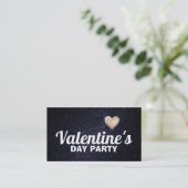 Moon Heart, Valentijnsdag Party Ticket Invite (Staand voorkant)