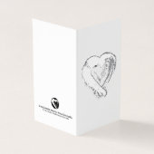 Moon Hearts houden van Kaart (Buitenkant)