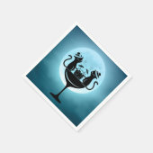 Moon heeft cocktails met feestkatten servet (Hoek)