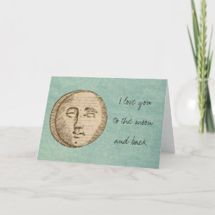 Moon, ik hou van je kaart