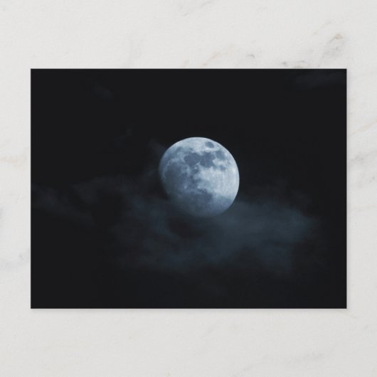 Moon in Clouds Briefkaart (Voorkant)