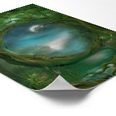 Moon in de Trees Poster (Hoek)