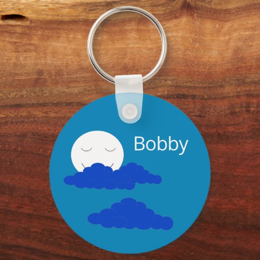 Moon in Early Dusk Sleutelhanger (Achterkant)