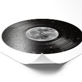 Moon in Space Vinyl LP Record Foto Afdruk (Hoek)