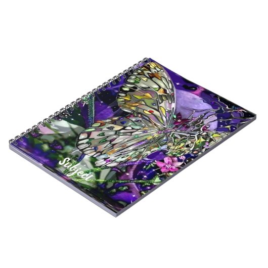 Moon Influence Butterfly Notitieboek (Linkerzijde)