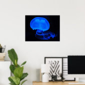 Moon Jelly Fish Poster (Thuiskantoor)