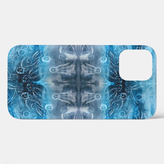 Moon jellyfish batik print Case-Mate iPhone case (Achterkant (horizontaal))