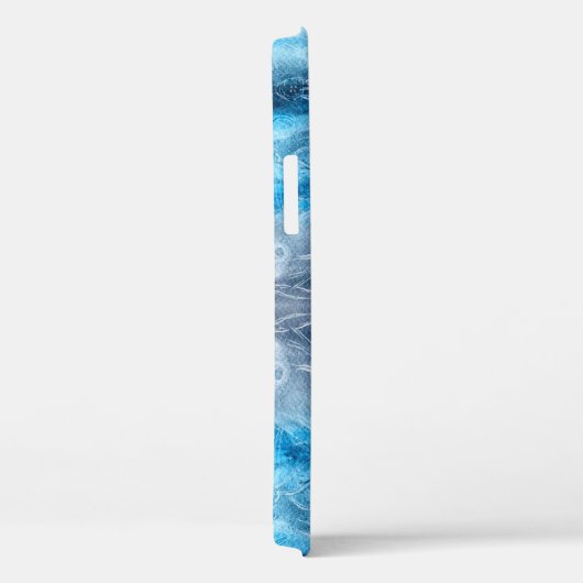 Moon jellyfish batik print Case-Mate iPhone case (Achterkant / Rechts)