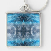 Moon jellyfish batik print sleutelhanger (Voorkant)