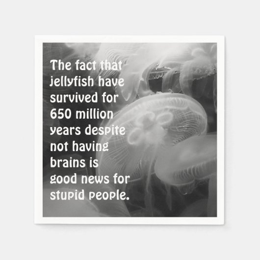 Moon Jellyfish Servetten (Voorkant)