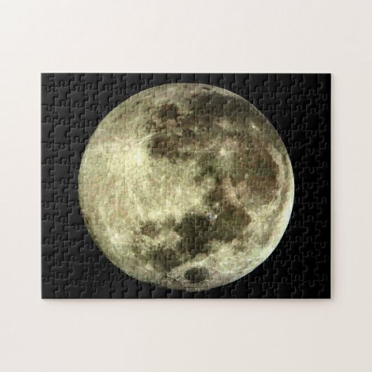 Moon Jigzaag Puzzle. Legpuzzel (Horizontaal)