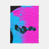 Moon Jumping- Fleece Deken (Voorkant)