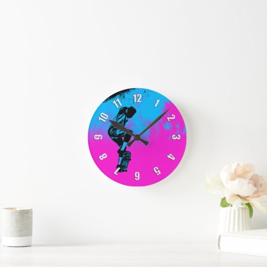 Moon Jumping - Skateboarder  Ronde Klok (Huis)