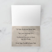 Moon Kaart Romantic Full Moon Blank Wenskaart (Binnen)