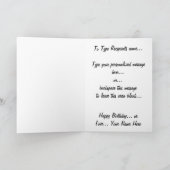 Moon Kaart Romantic Full Moon Custom Wenskaart (Binnen)