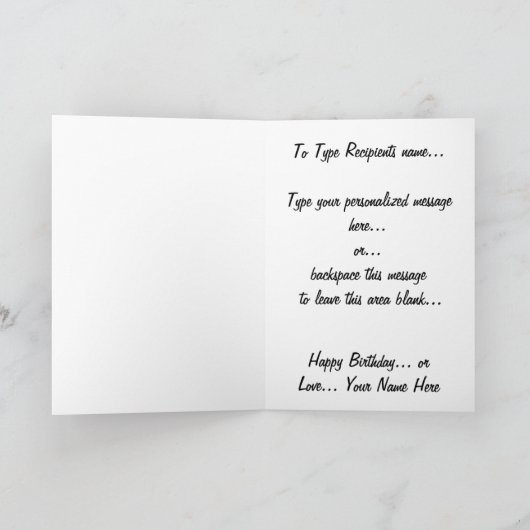 Moon Kaart Romantic Full Moon Custom Wenskaart (Binnen)