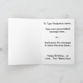 Moon Kaart Romantic Full Moon Custom Wenskaart (Binnen)