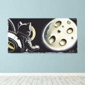 Moon-Kat Canvas Afdruk (Insitu (Houten vloer))