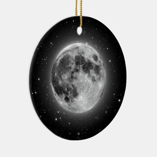 Moon Keramisch Ornament (Rechts)