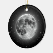 Moon Keramisch Ornament (Links)