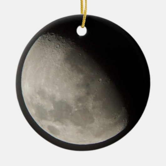 Moon Keramisch Ornament (Voorkant)