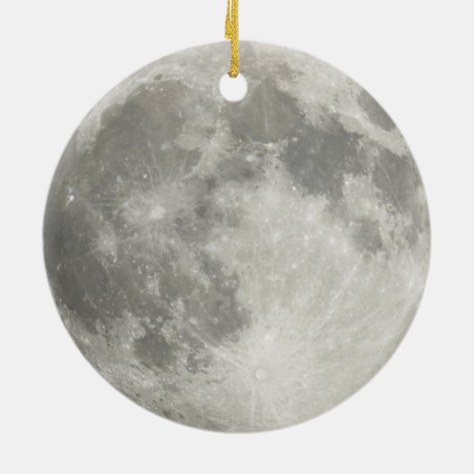 Moon Keramisch Ornament (Achterkant)
