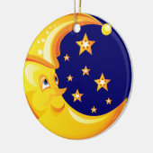 Moon Kerstversiering Keramisch Ornament (Links)