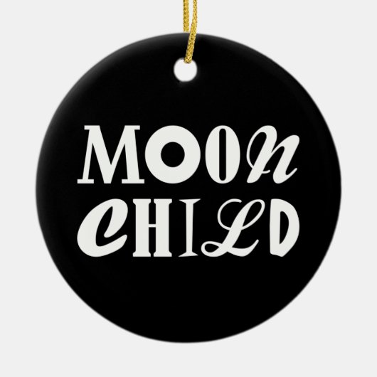 MOON KIND! KERAMISCH ORNAMENT (Voorkant)