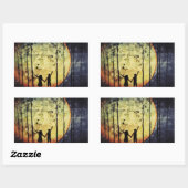 Moon Kinderen Rechthoekige Sticker (Vel)