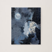 Moon knight oil schilderij legpuzzel (Verticaal)