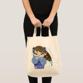 Moon Kokeshi Tote Bag (Voorkant (product))