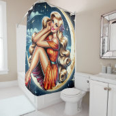 Moon Lady Douchegordijn (In situ)