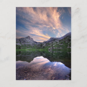 Moon Lake Sunset - Weminuche Wilderness Colorado Briefkaart