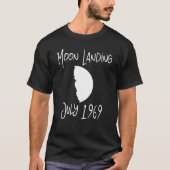 Moon Landing 1969 Galaxy Astronomer Space Physics T-shirt (Voorkant)