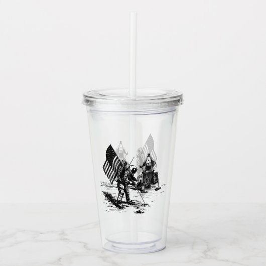 Moon Landing Acryl Drinkbeker (Voorkant)