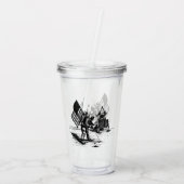 Moon Landing Acryl Drinkbeker (Achterkant)