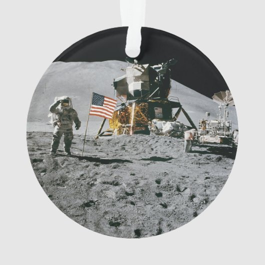 Moon Landing Apollo 15 Lunar Module Nasa 1971 Ornament (achterkant)