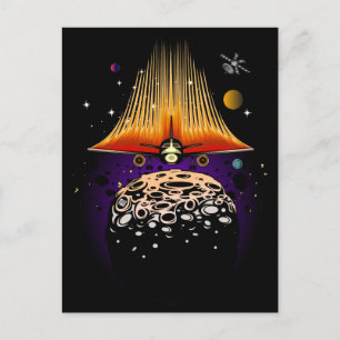 Moon Landing Briefkaart