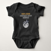 Moon Landing Conspiracy Theory Romper (Voorkant)